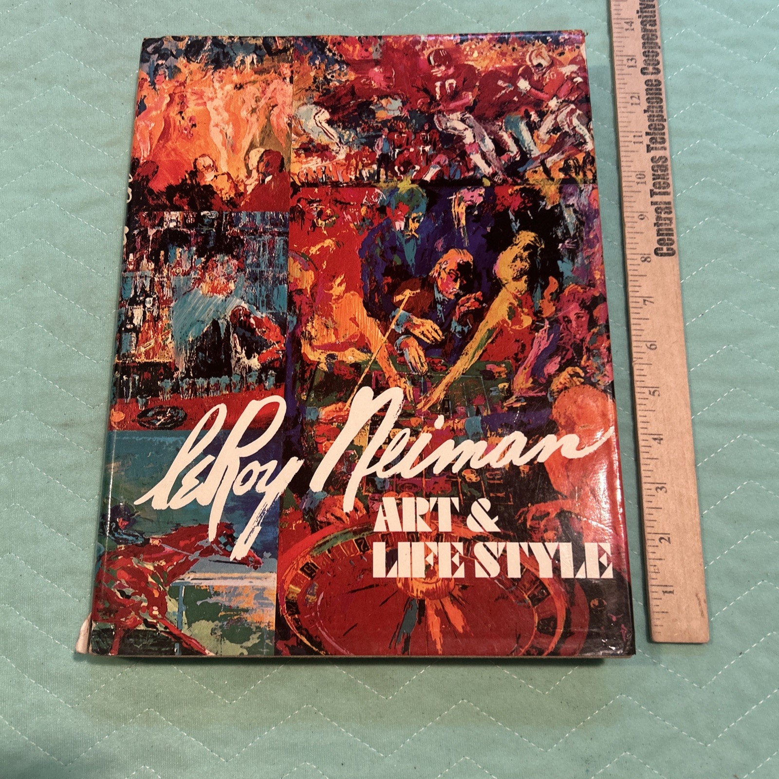 1974 LeRoy Neiman: Art & Life Style LeRoy Neiman HB DJ Book