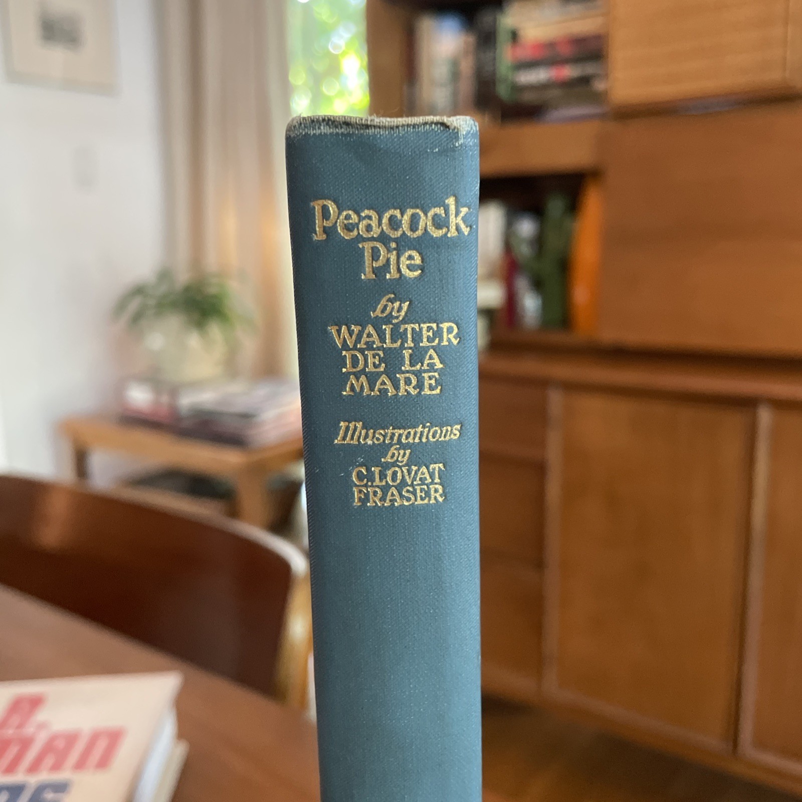 Peacock Pie – Walter de la Mare – Lovat Fraser Illus Early HC **Bonus Cut-Outs**