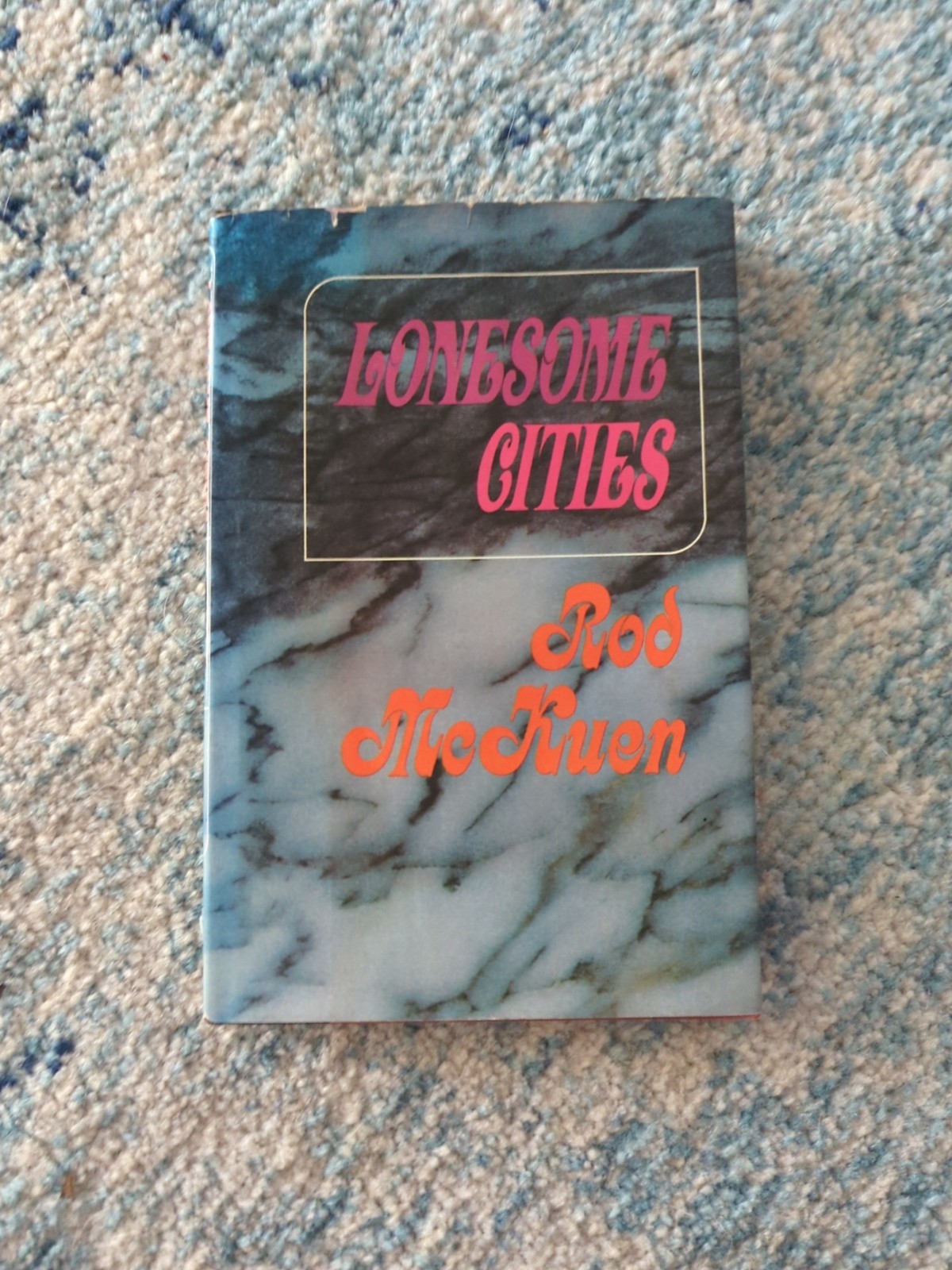 Rod McKuen ‘Lonesome Cities’ First Edition 1971 HC/DJ VG