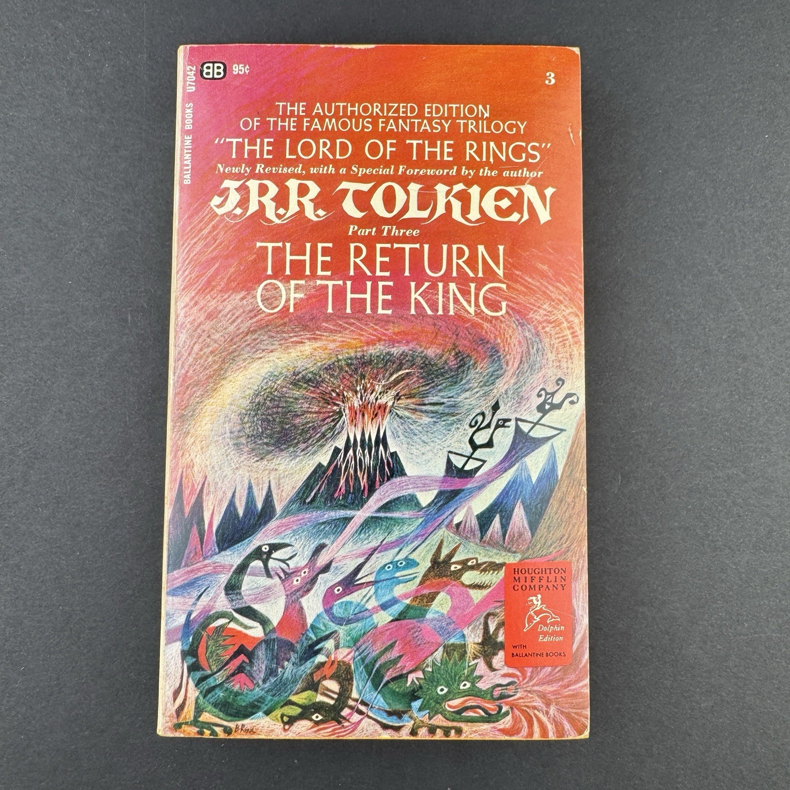 J.R.R. Tolkien Lord of the Rings 1967 Ballantine Paperback Set + B&W Slipcase