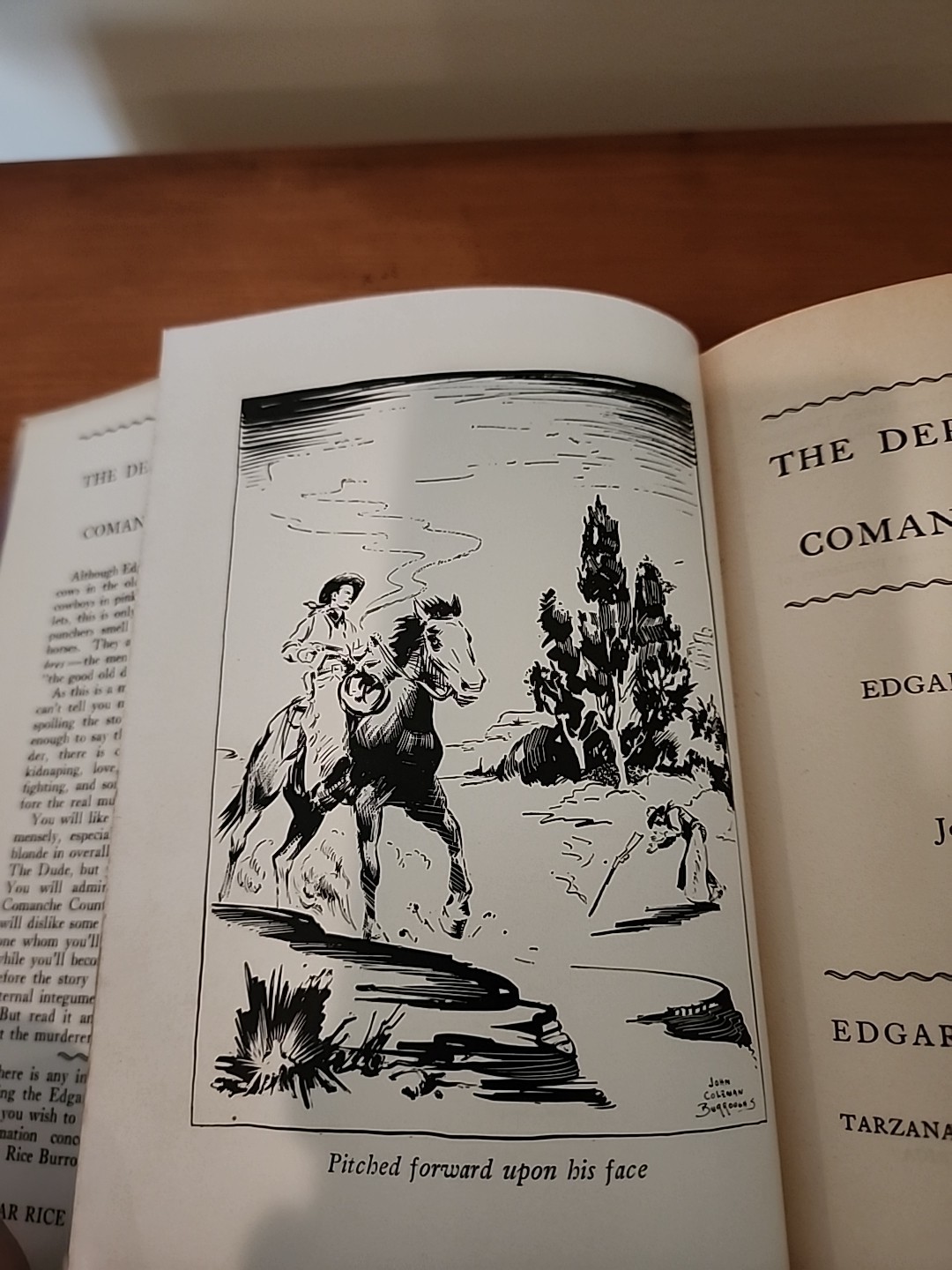 The Deputy Sheriff Of Comanche County By Edgar Rice Burroughs, First Ed W/DJ!!
