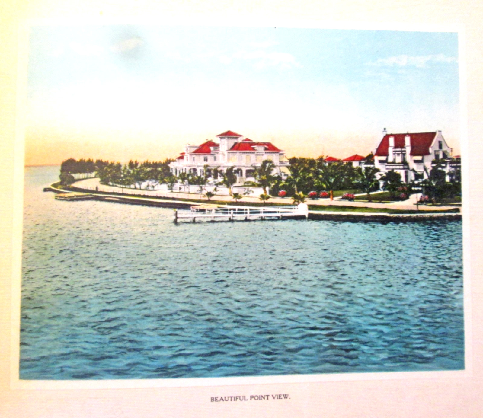 Miami the Beautiful Rare 100+ yr old book Hand tinted Color Plates Florida VG+