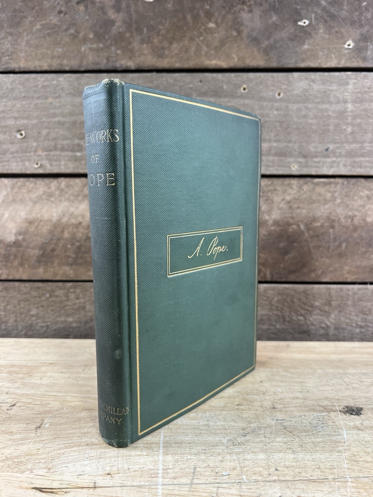 1907 The Poetical Works of Alexander Pope by Adolphus William Ward Hardcover
