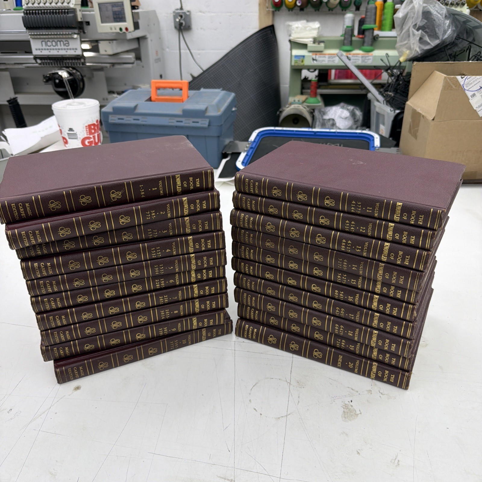 The Book Of Knowledge (1952) A Complete Set Of Children’s Encyclopedia (20 HB)