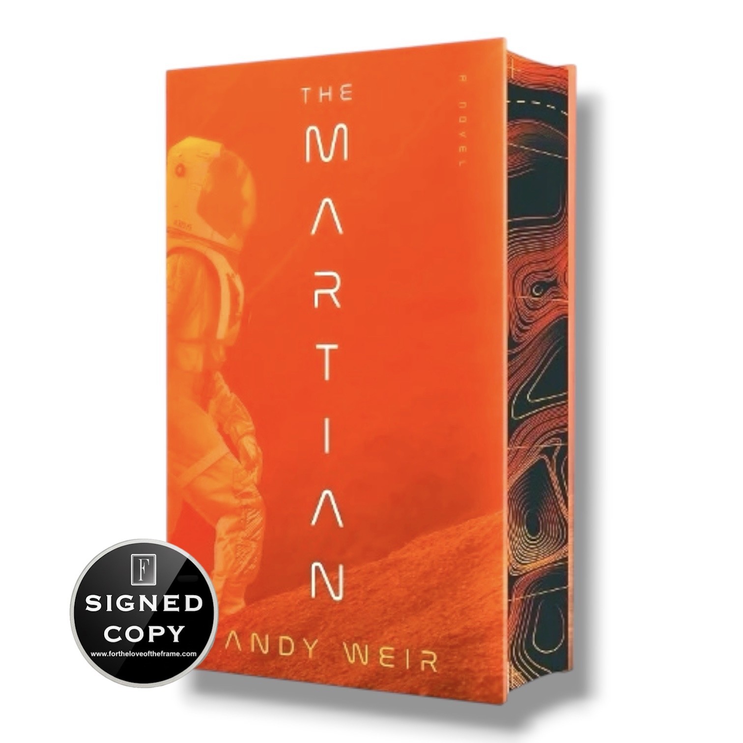 SIGNED Andy Weir Book The Martian Deluxe Edition Hardcover & COA Autograph Auto
