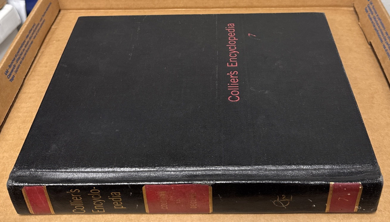 Collier’s Encyclopedia : Colonna To Decline, Volume 7 (1962, HARDCOVER, GOOD)
