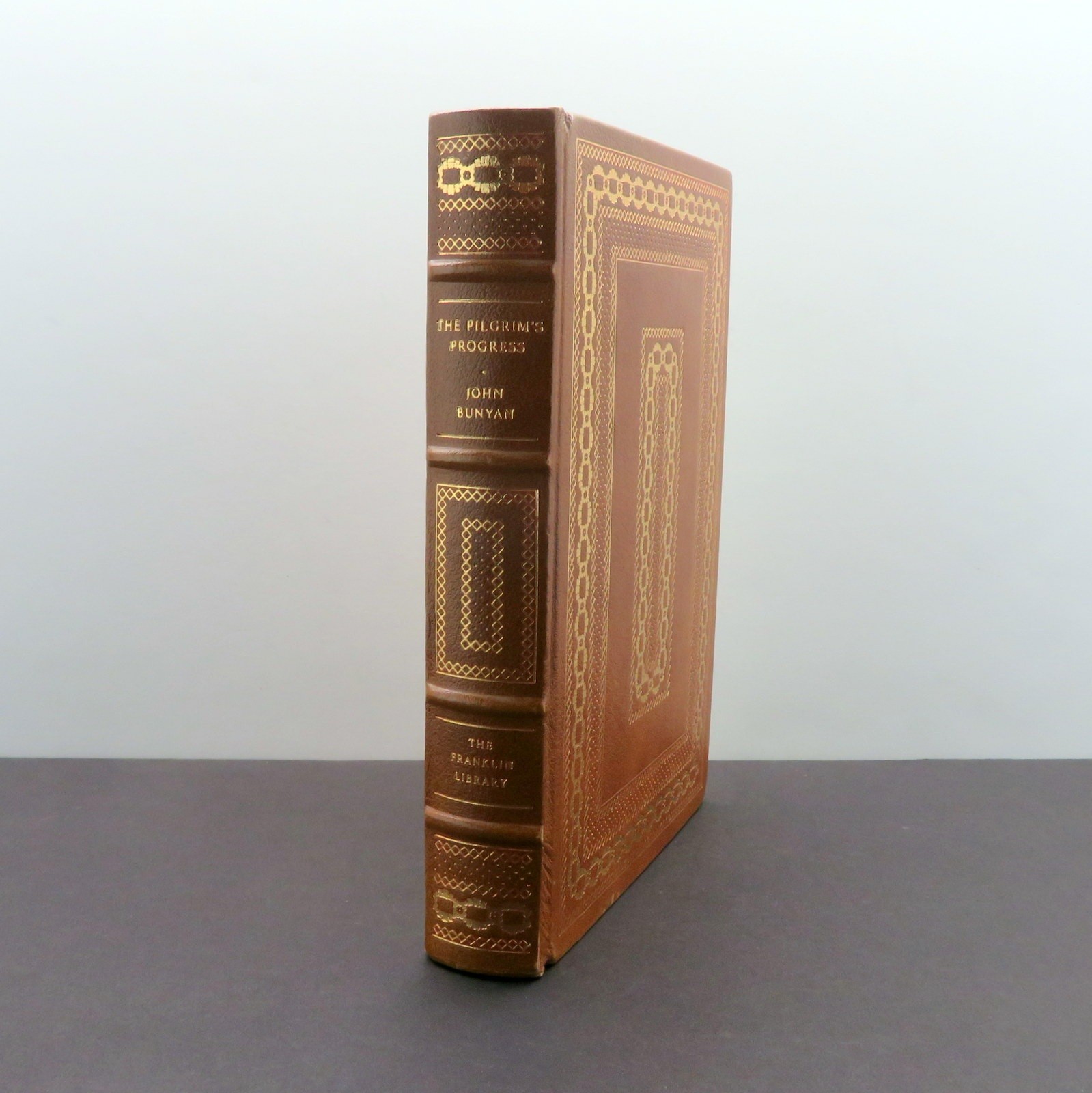 The Pilgrims Progress, John Bunyan, 1981 Franklin Library Ltd Ed, full leather