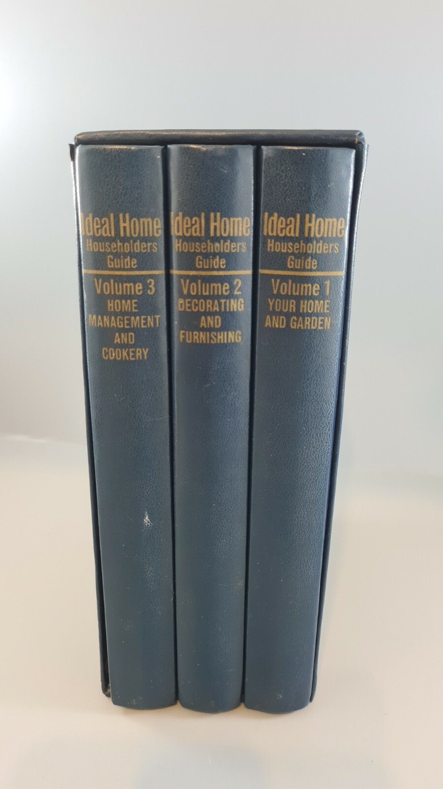 IDEAL HOME Householders’ Guide SET of 3 VOLUMES BOOKS Slipcase 1966 Odhams Press