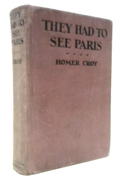 They Had To See Paris (Homer Croy – 1926) (ID:03534)