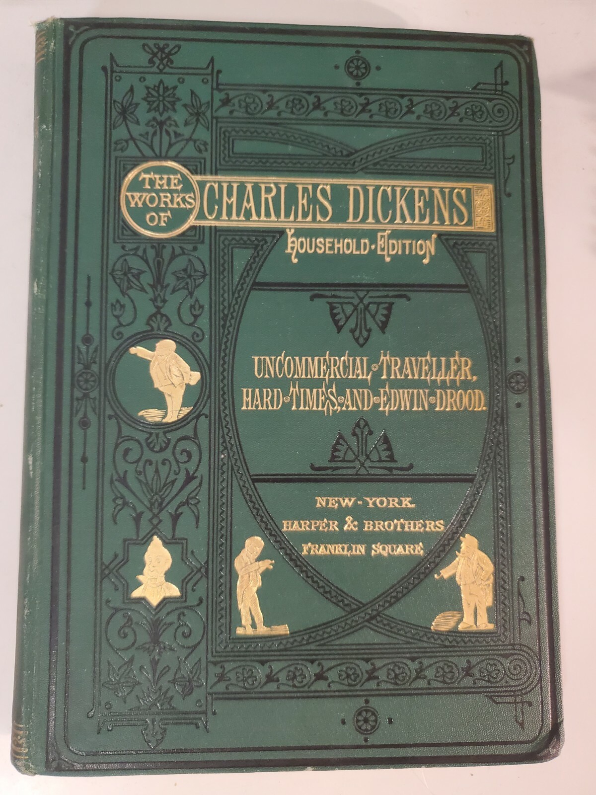 Charles Dickens UNCOMMERCIAL TRAVELLER, HARD TIMES, MYSTERY OF EDWIN DROOD 1876