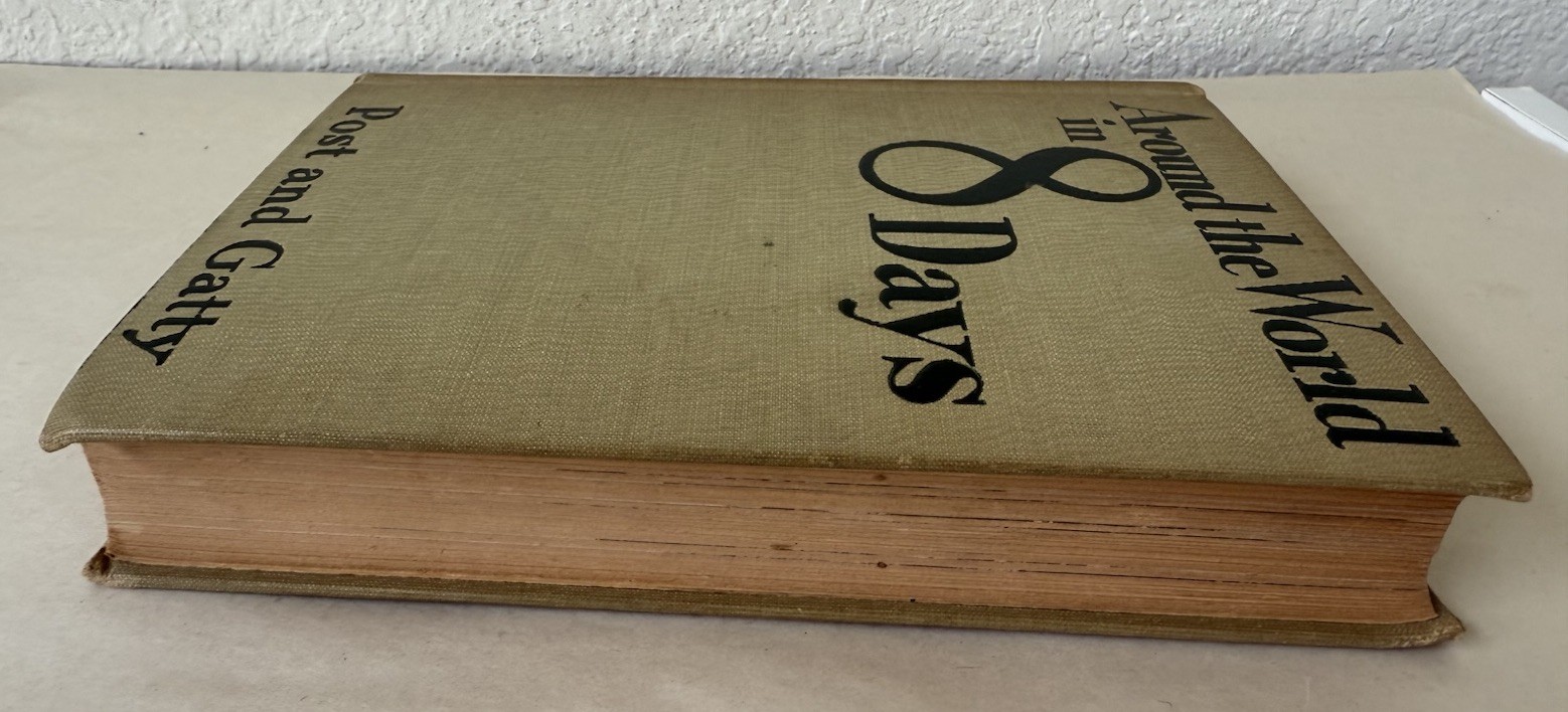 Wiley Post & Harold Gatty SIGNED – Around the World in 8 Days (1931) 1st Edition