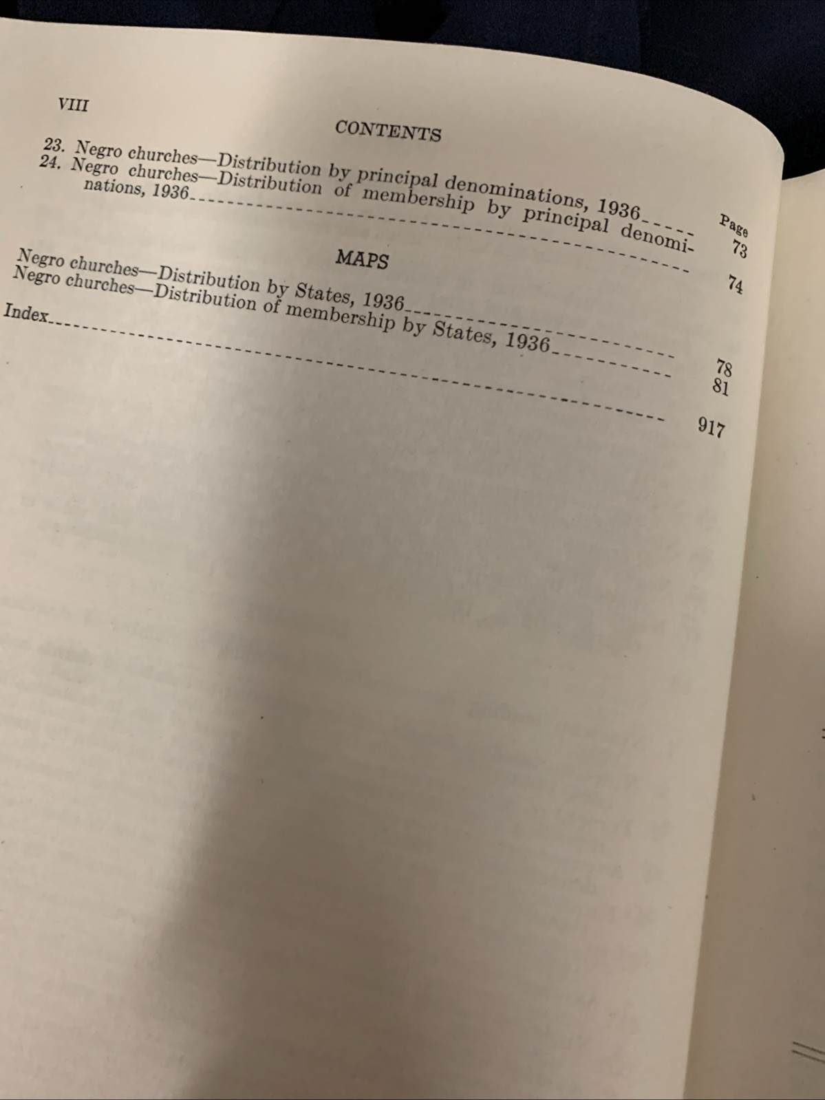 Religious Bodies 1936 3 Volumes – US Dept Of Commerce Census 1941 Negro Church