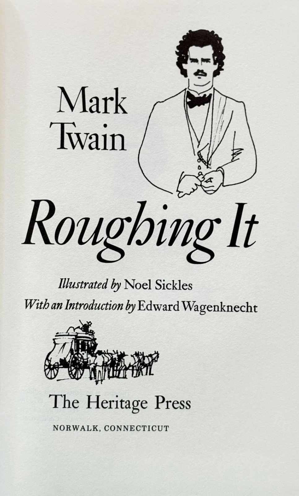 Roughing It by Mark Twain. 1972. The Heritage Press. Hardcover