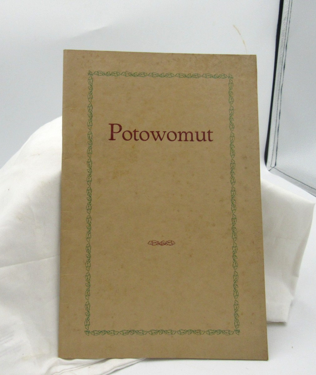 1931 Potowomut Warwick RI Narragansett Indian Tribe Anna Lawrence Booklet