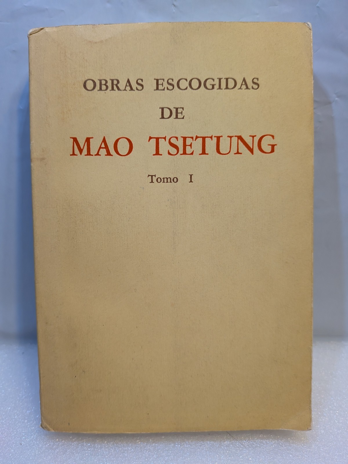 Obras Escogidas De Mao Tsetung (Tomo 1) Español Selected Works Spanish Communist