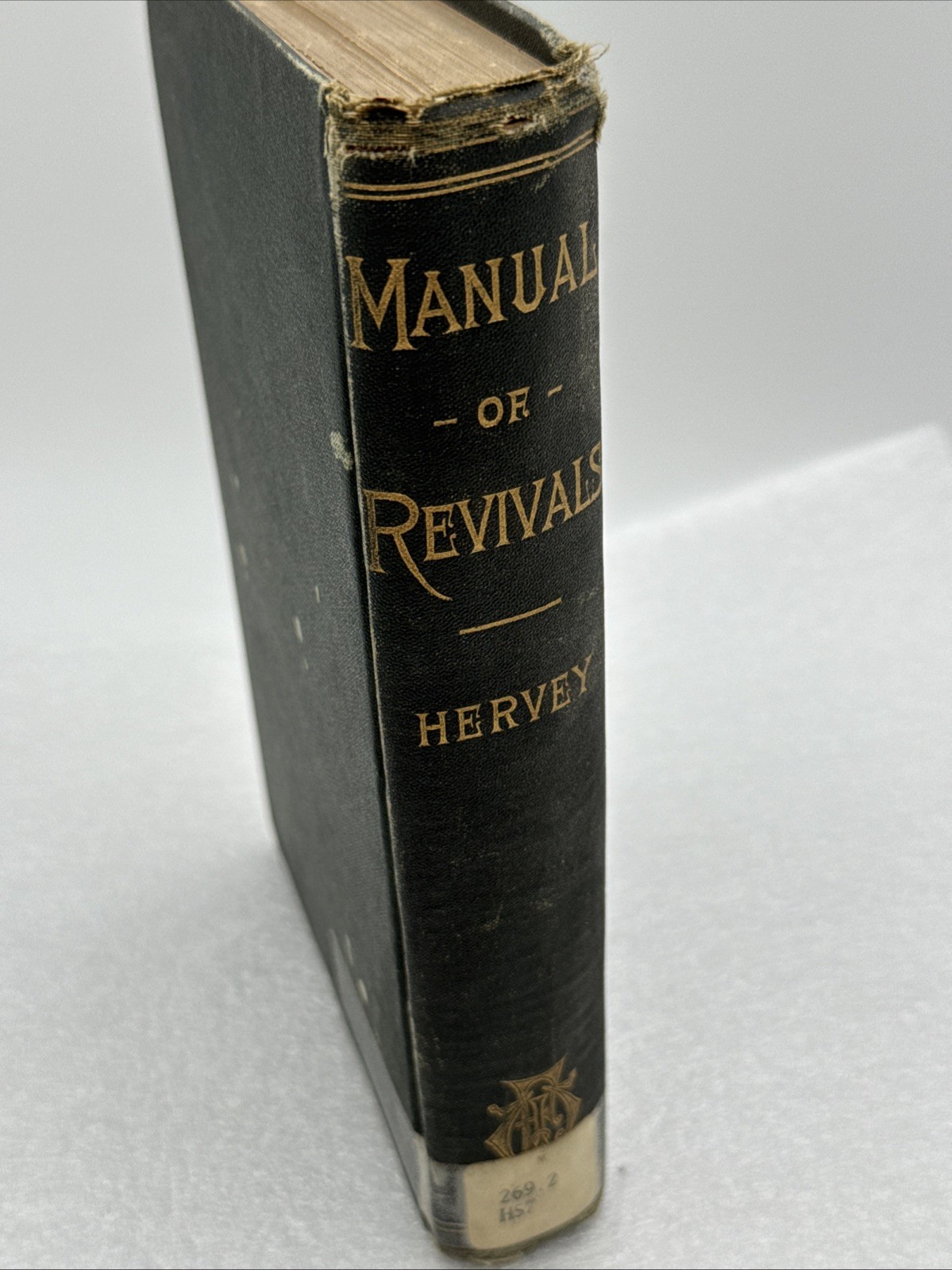 Antique Book: Manual of Revivals (1884) Rev G.W. Hervey, There’s For Pastors HC