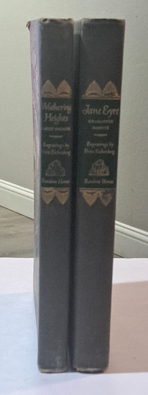 Wuthering Heights Jane Eyre Charlotte Emily Bronte Random House 1943 HC Set