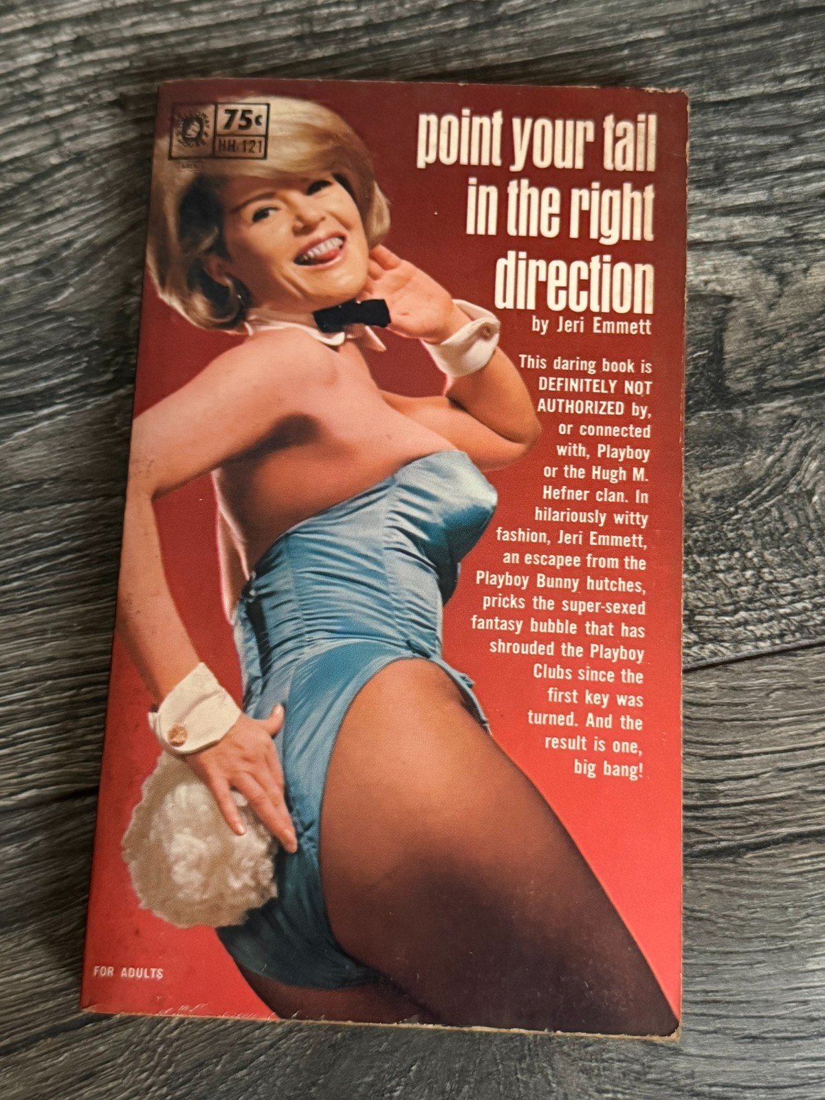 Vintage Paperback Playboy Bunny Point Your Tail In The Right Direction Hot Girl
