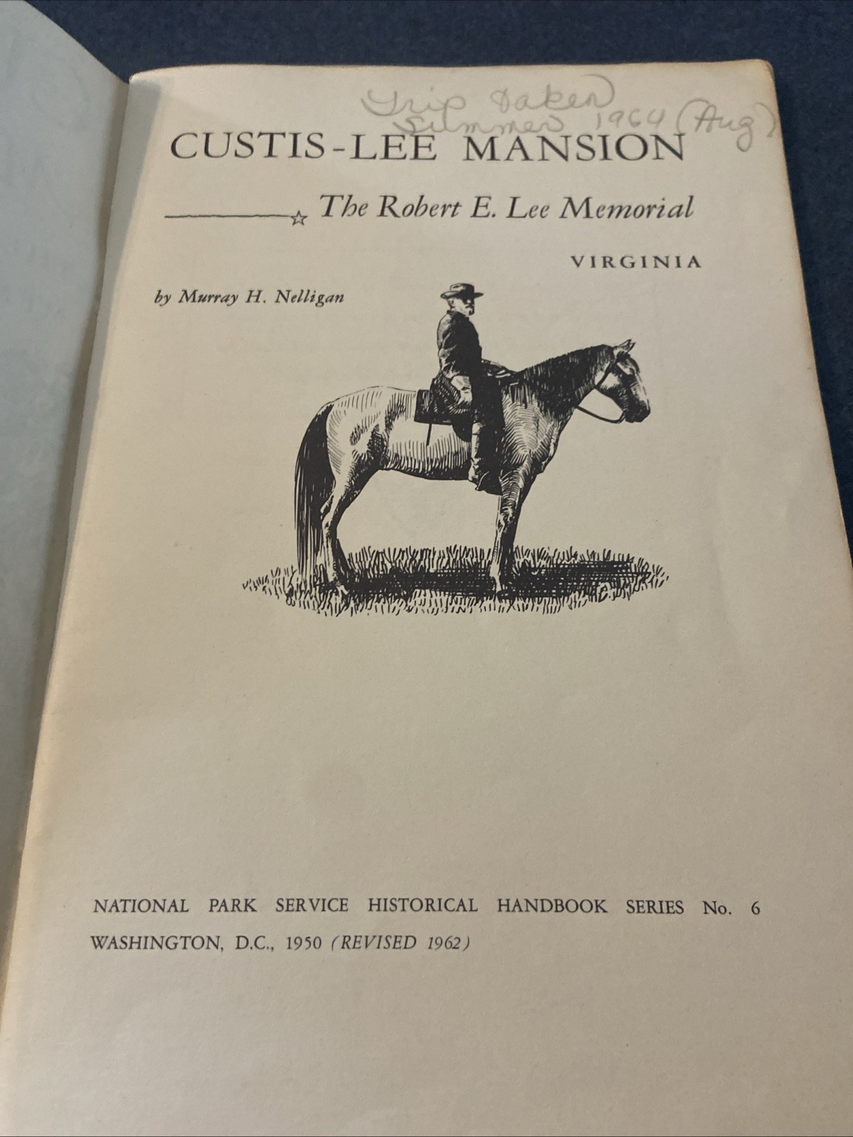 Custis Lee Mansion Robert E Lee Memorial NPS Handbook Arlington House Civil War
