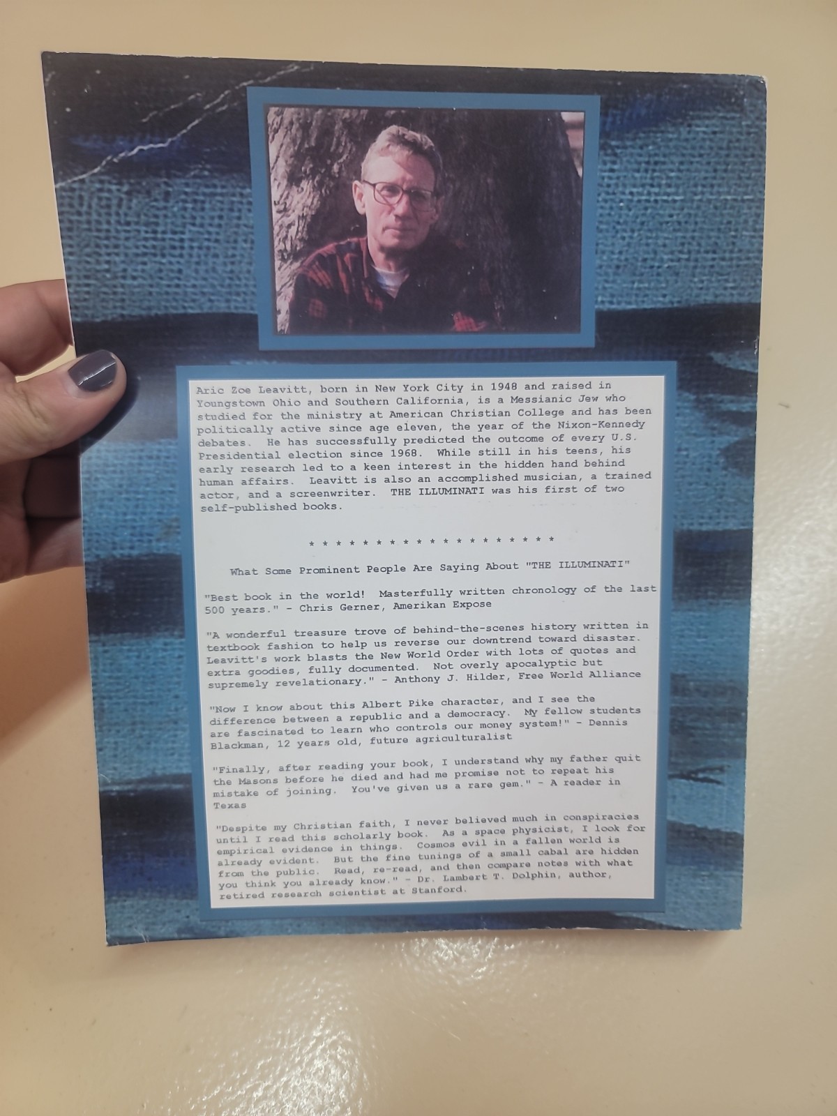 The Illuminati – Aric Z Leavitt PRIVATE EDITION 2018 Like New
