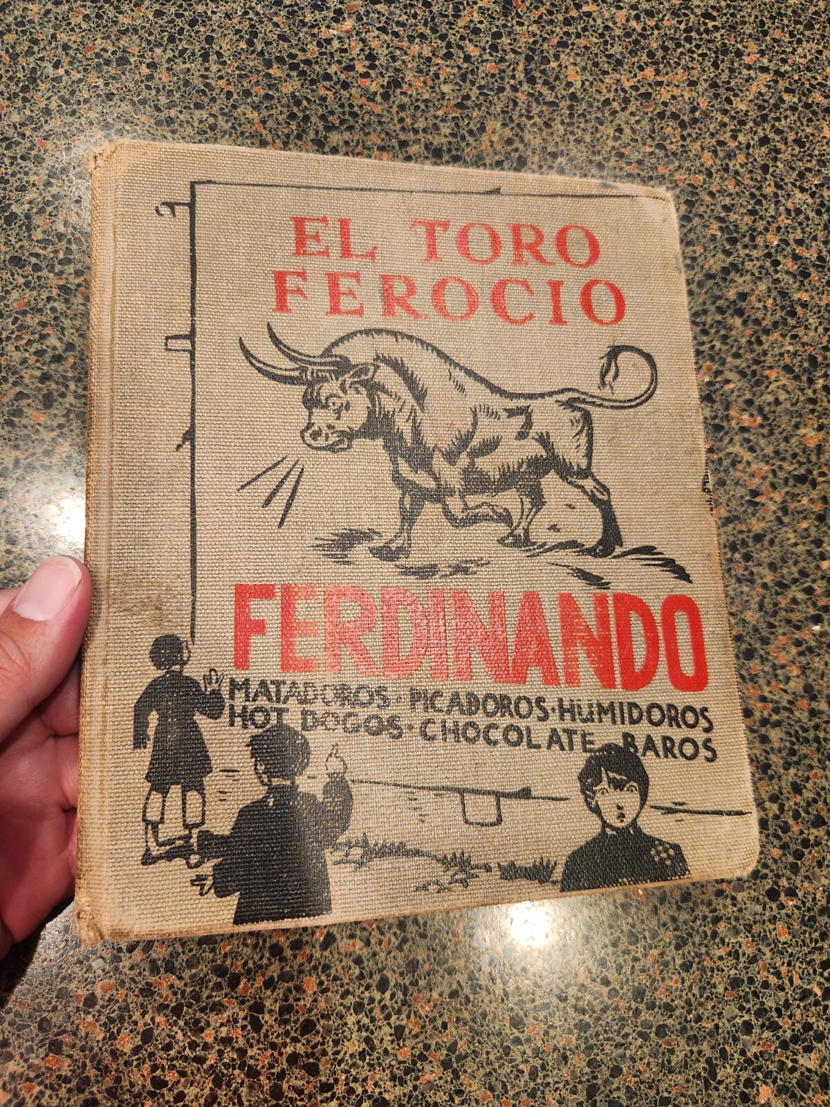 The Story of Ferdinand – FIRST EDITION – Munro LEAF 1936 – Ex LA Library – RARE