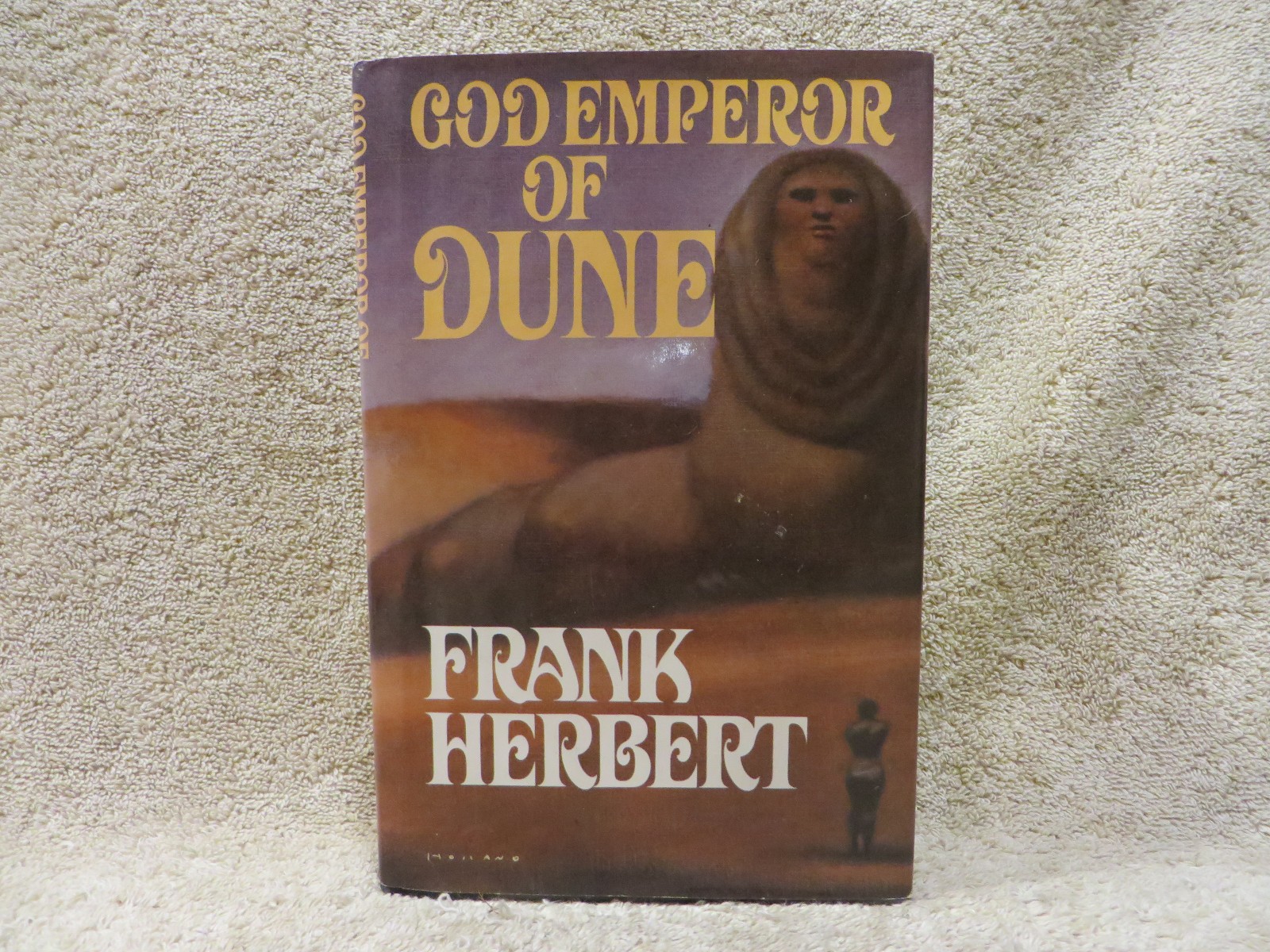 Frank Herbert God Emperor of Dune Book Seventh Impression 1981 HCDJ Hardcover