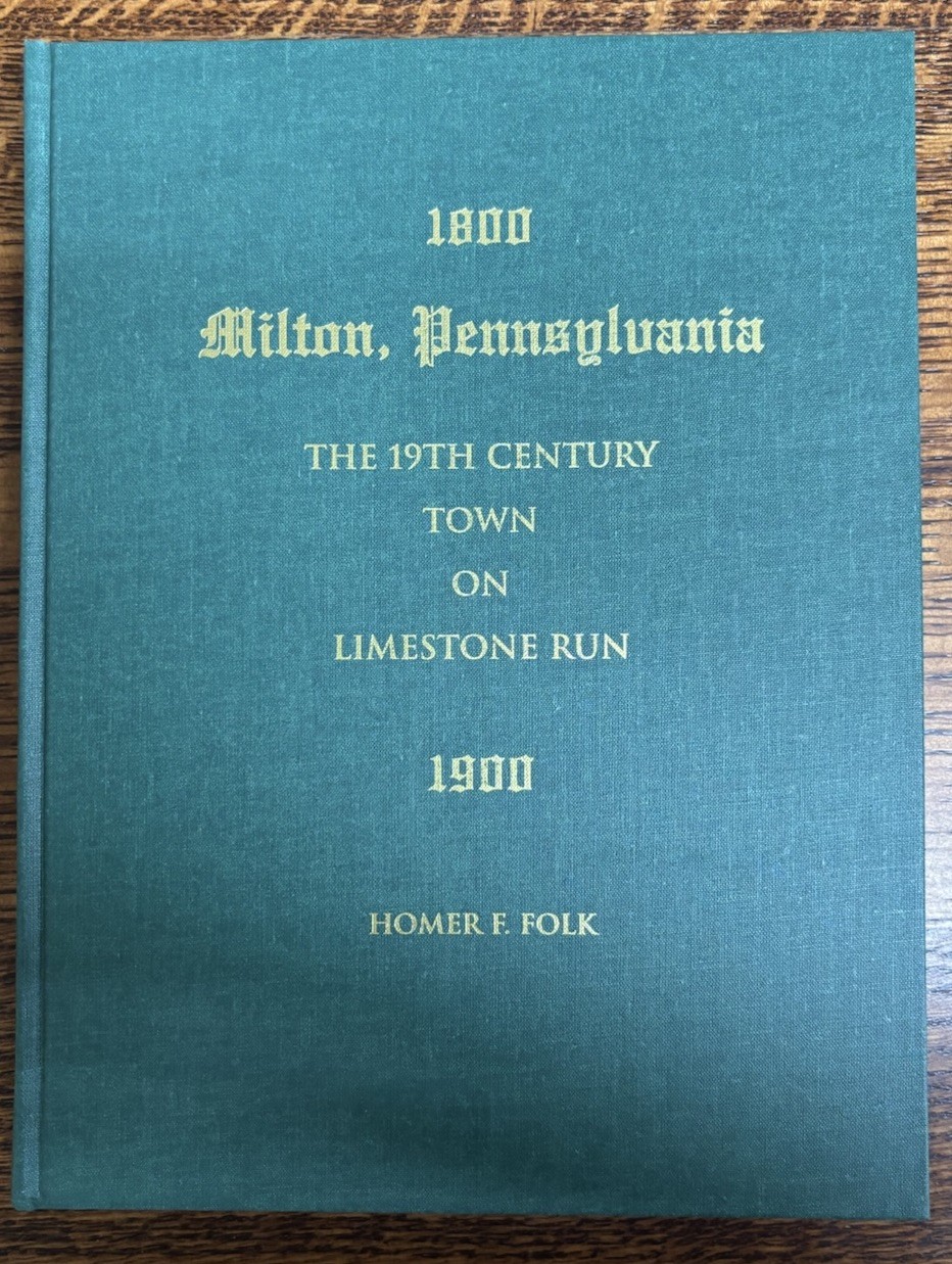 1800 Milton Pennsylvania 19th Century Town on Limestone Run Homer Folk Signed
