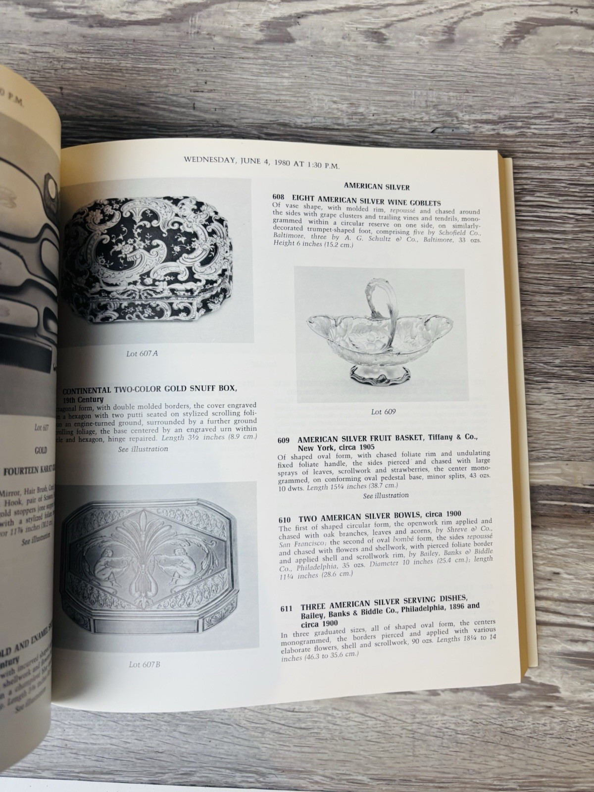 Lot Of 6 Books Sotheby’s Art Deco Auction Catalogs, 1977 – 1982