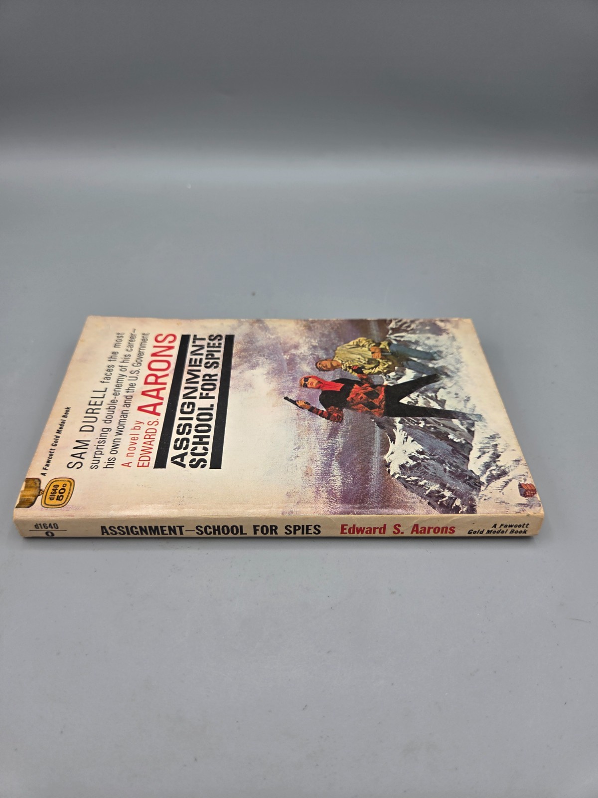 Assignment: School for Spies — Edward S. Aarons | Gold Medal d1640 (1966)