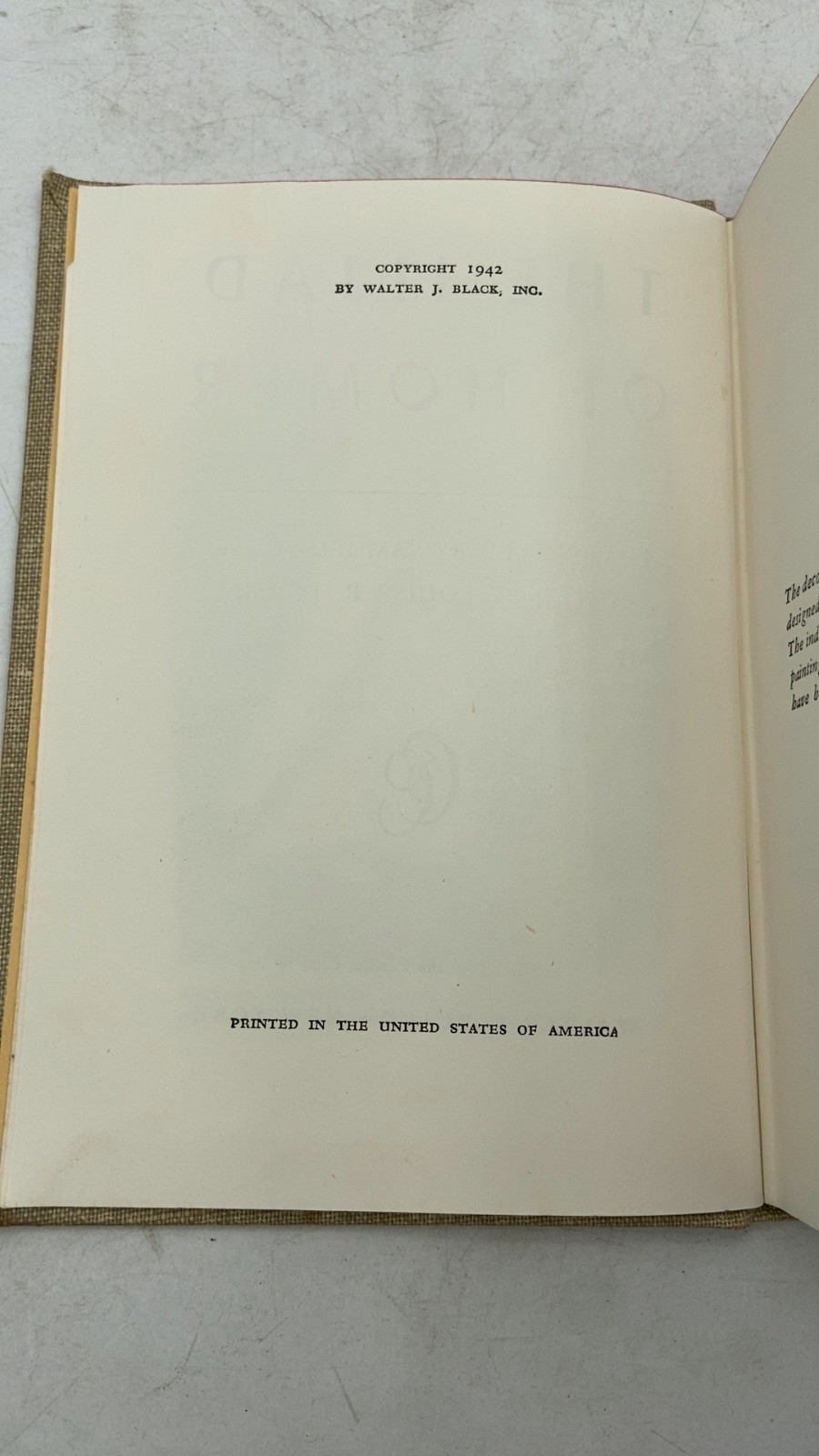 The Iliad of Homer Homer Hardcover 1942