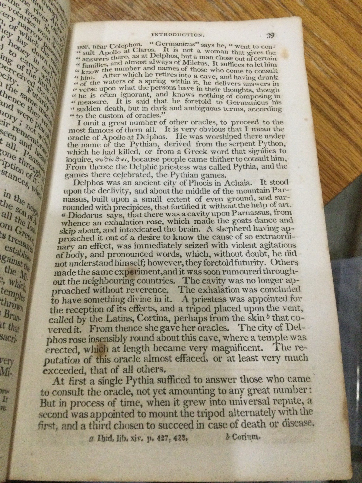 Rare Oracles, Soothsayer, & Demons observation- 1820 Rollin Ancient History Book