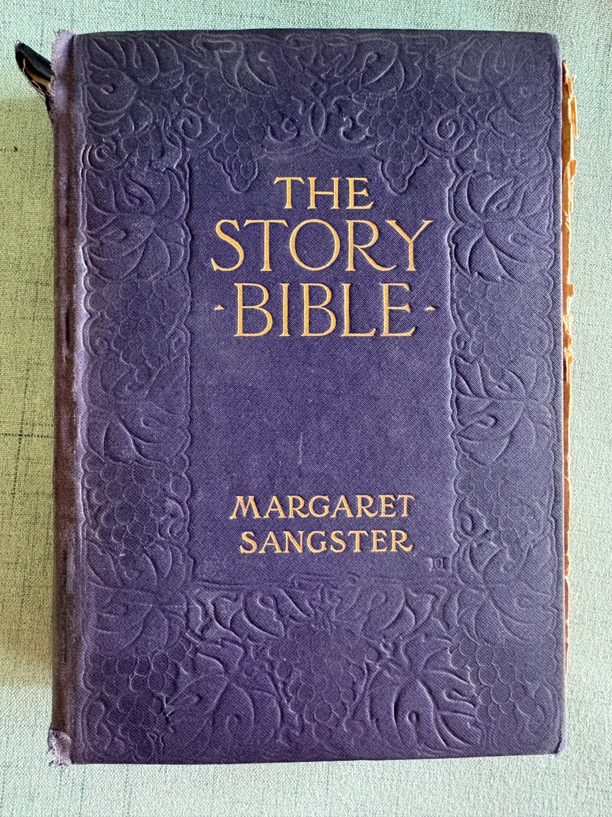 The Story Bible by Margaret Sangster- 1905 Antique Christian Herald Edition