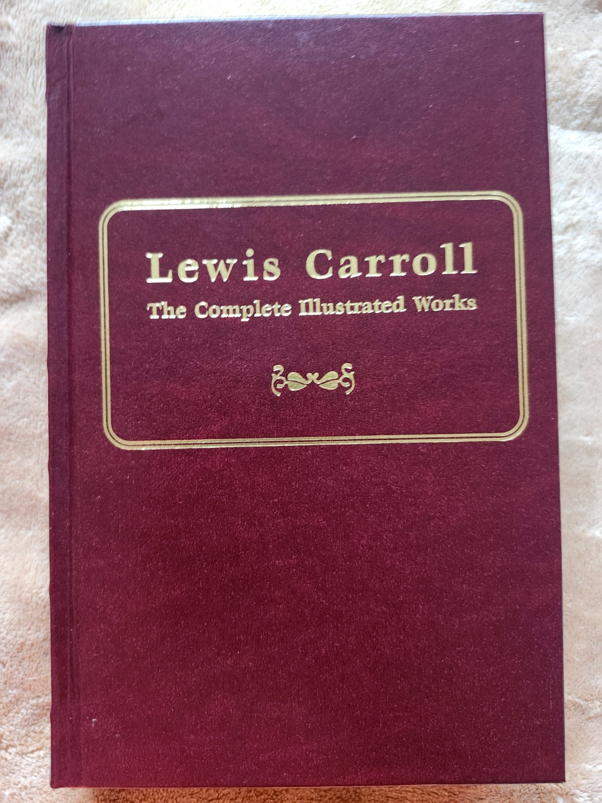 Lewis Carroll The Complete Illustrated Works Leather Bound Book 1995 Dorset Gold