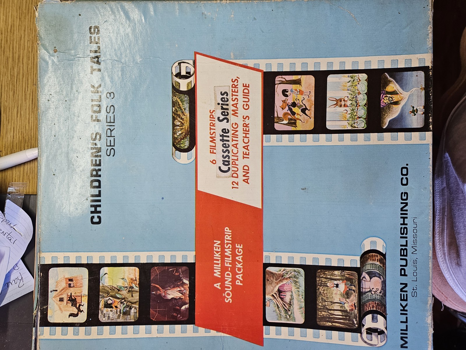 Rare Miliken Publishing Co. Childrens Folk Tales 1970s Film Strips Fables Aesop