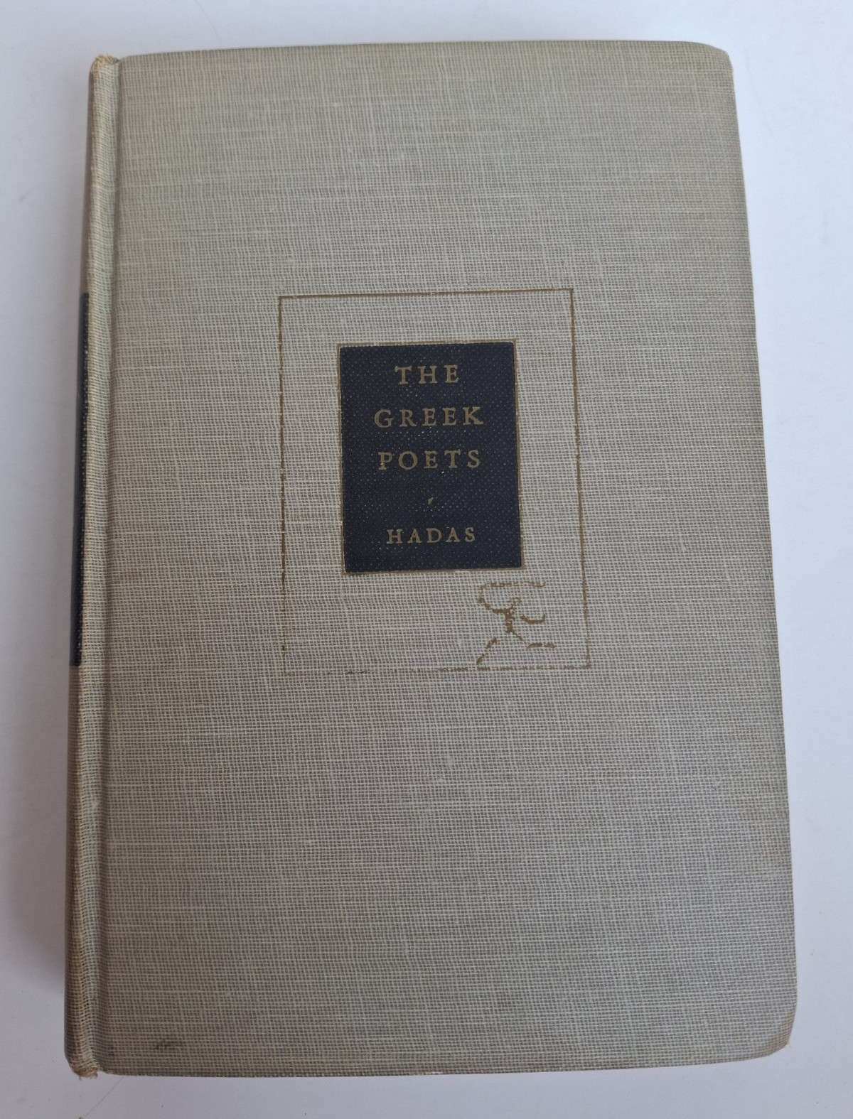 UNCUT PAGE The Greek Poets Moses Hadas Modern Library HC 1953