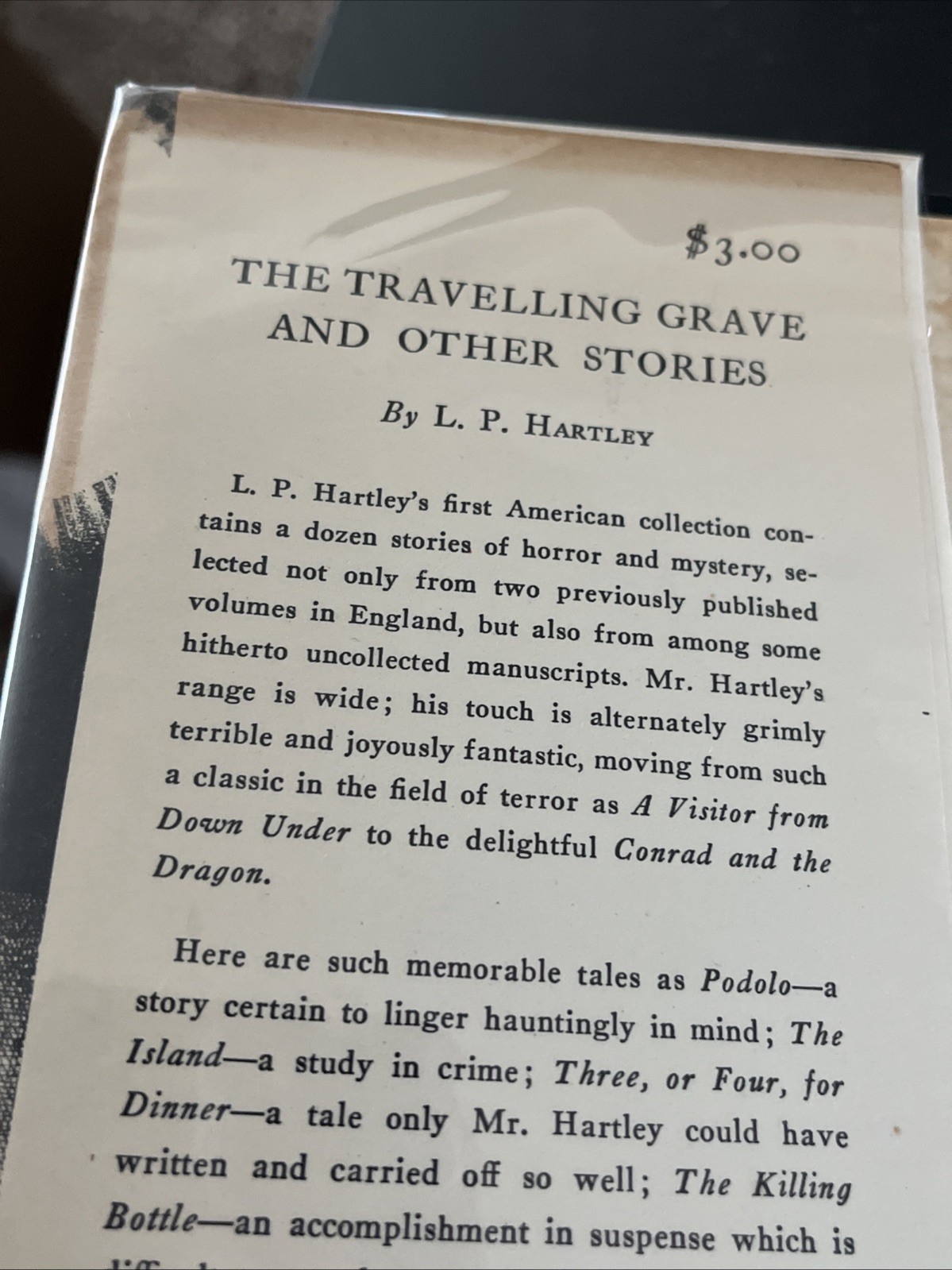 L.P. Hartley *RARE* The Traveling Grave Book – Arkham – 1948 – 1st ED – 2,000