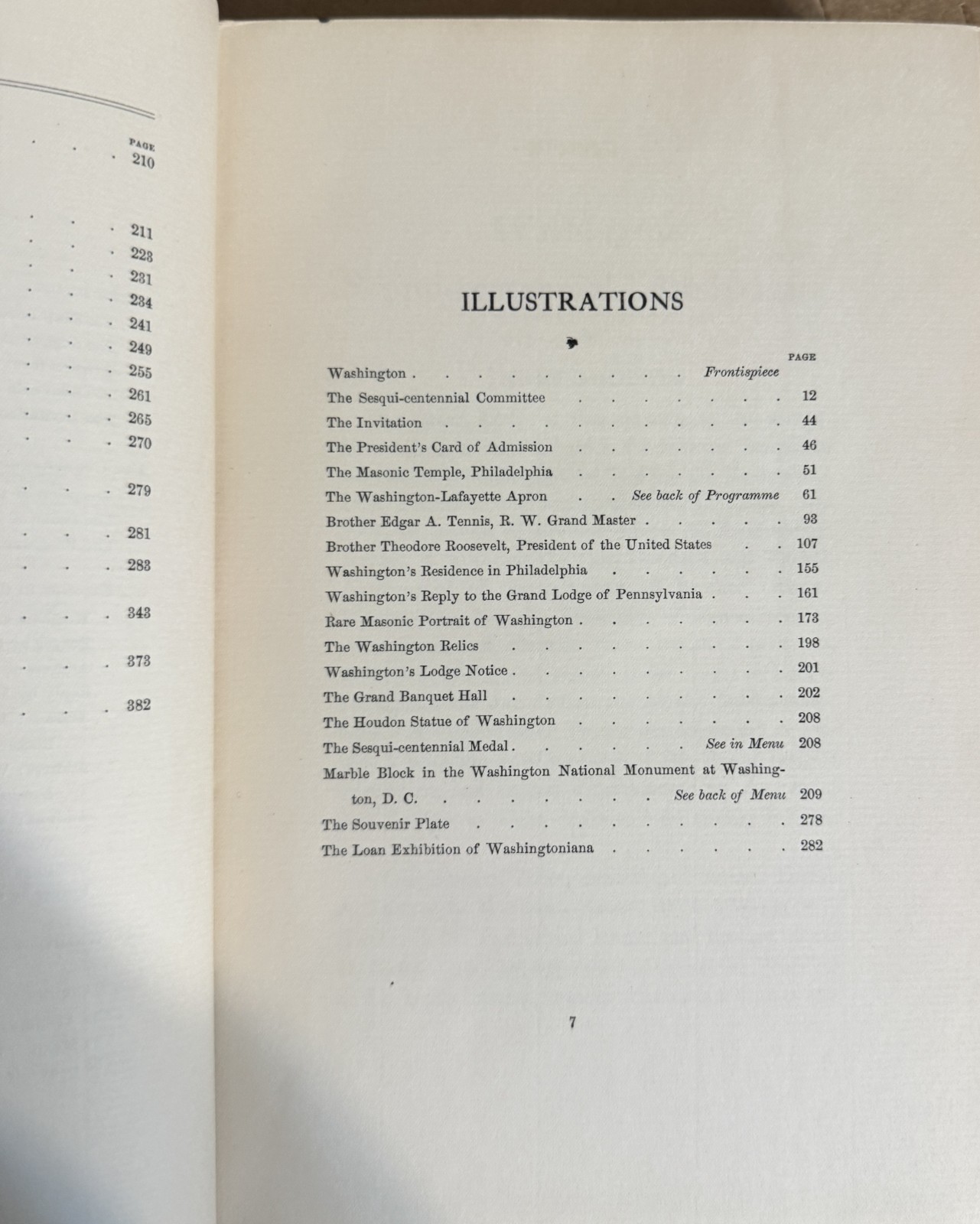 Sesqui-Centennial Anniversary Initiation of George Washington To The Freemasons