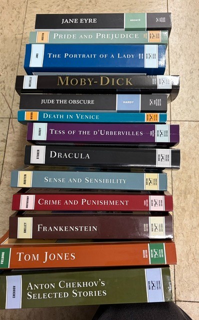 Baker’s Dozen NORTON CRITICAL EDS Frankenstein Dracula Austen Eyre Tess Moby +