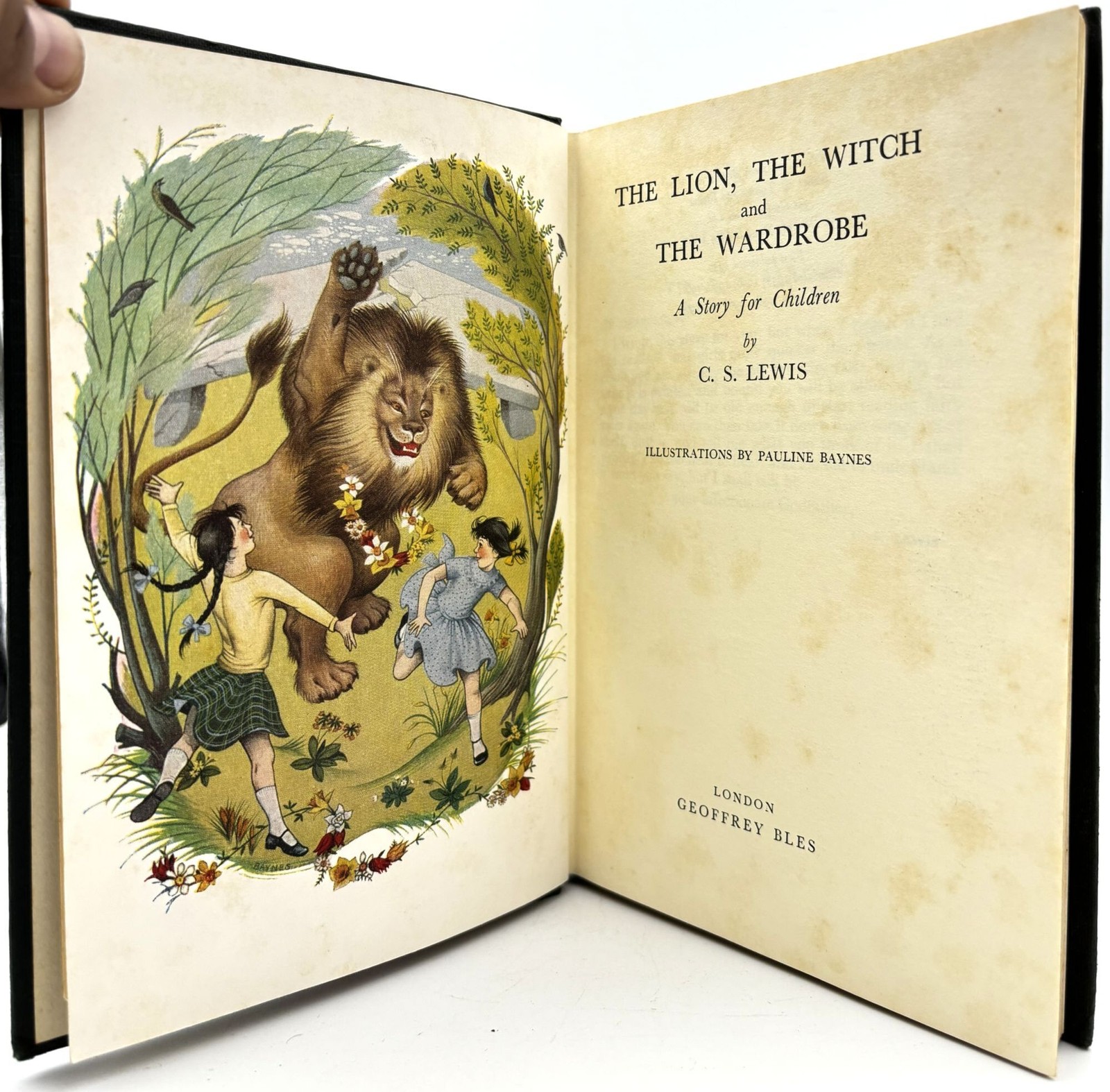 C S Lewis / The Lion the Witch and the Wardrobe 1st Edition 1969