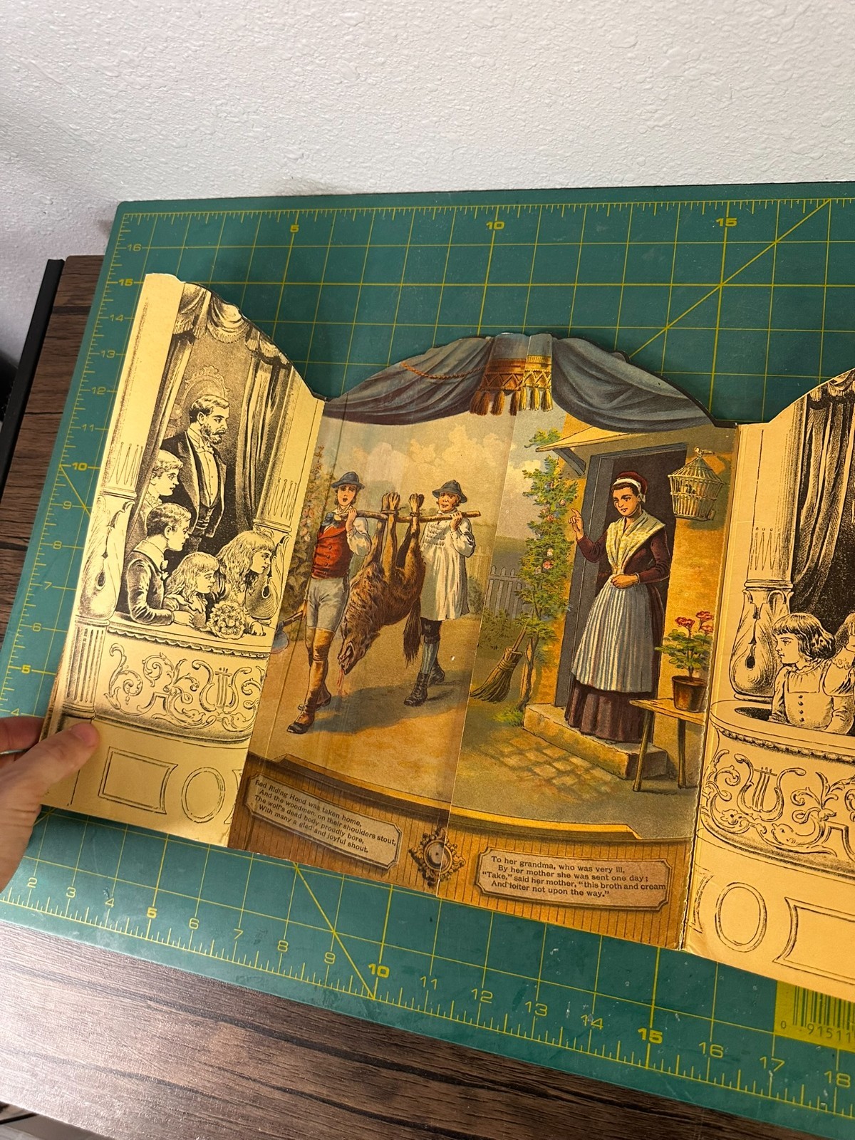 Red Riding Hood Theater Toy Book – Victorian Pop-Up Pantomime Rarity