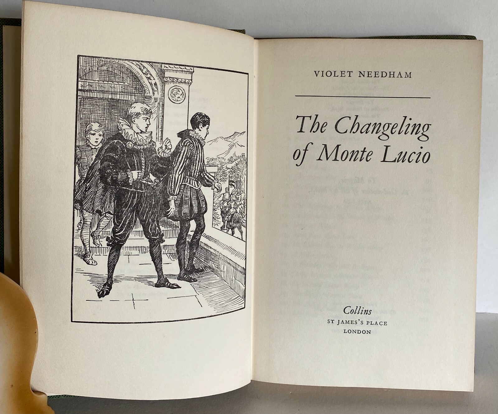The Changeling of Monte Lucio Violet Needham HB 1968 vintage Children’s book