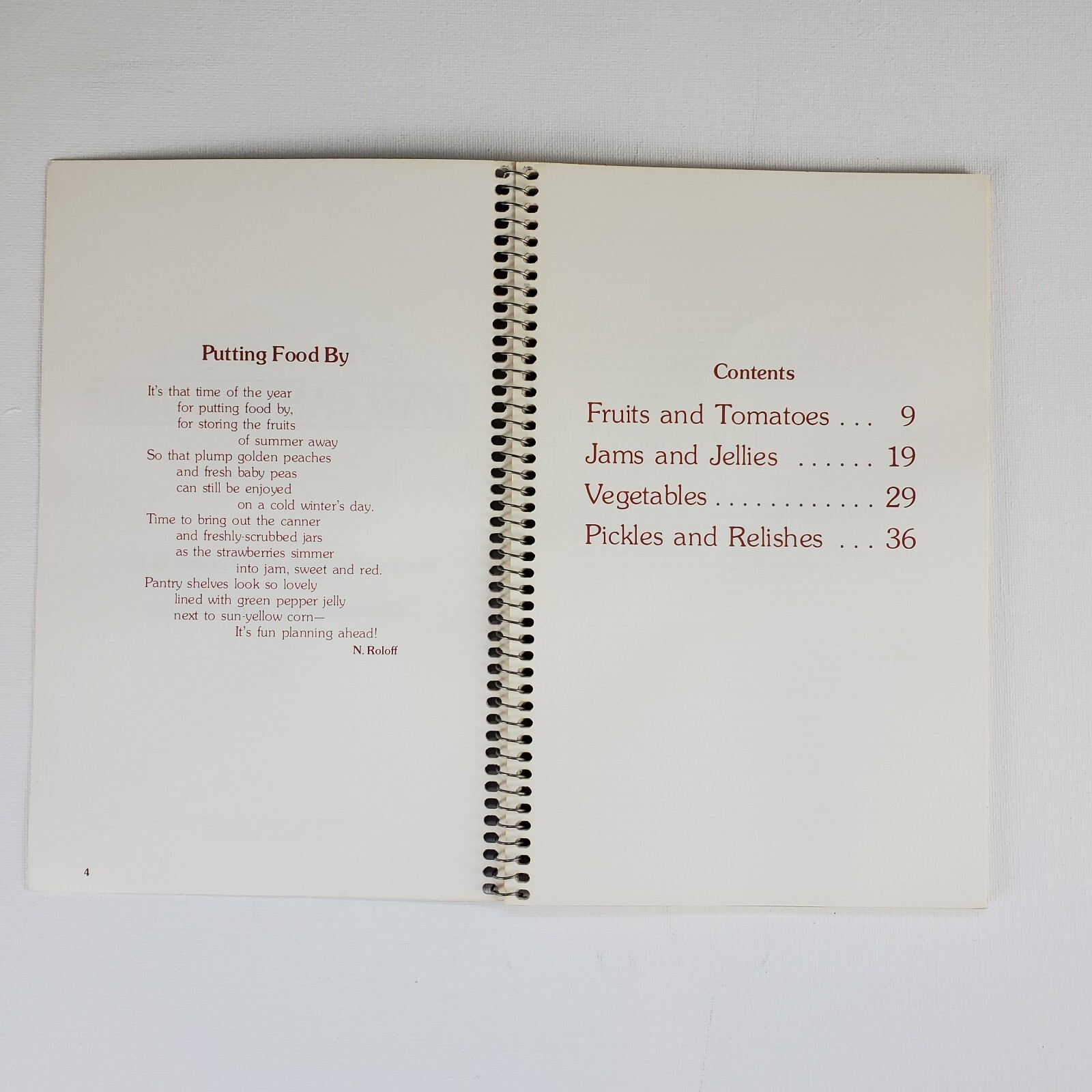 Miriam B Loo’s Home Canning Guide 1981 fruits, vegetables, jams, relish etc