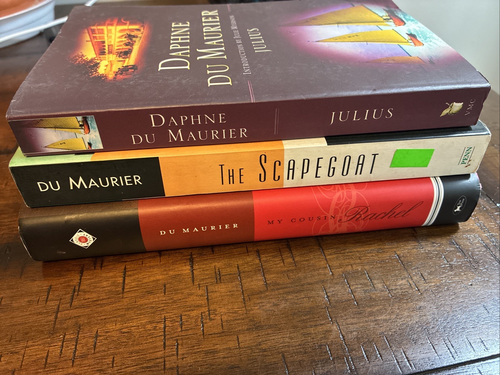 Daphne Du Maurier Book Lot 3x Paperback and Hardcover – Julius, The Scapegoat