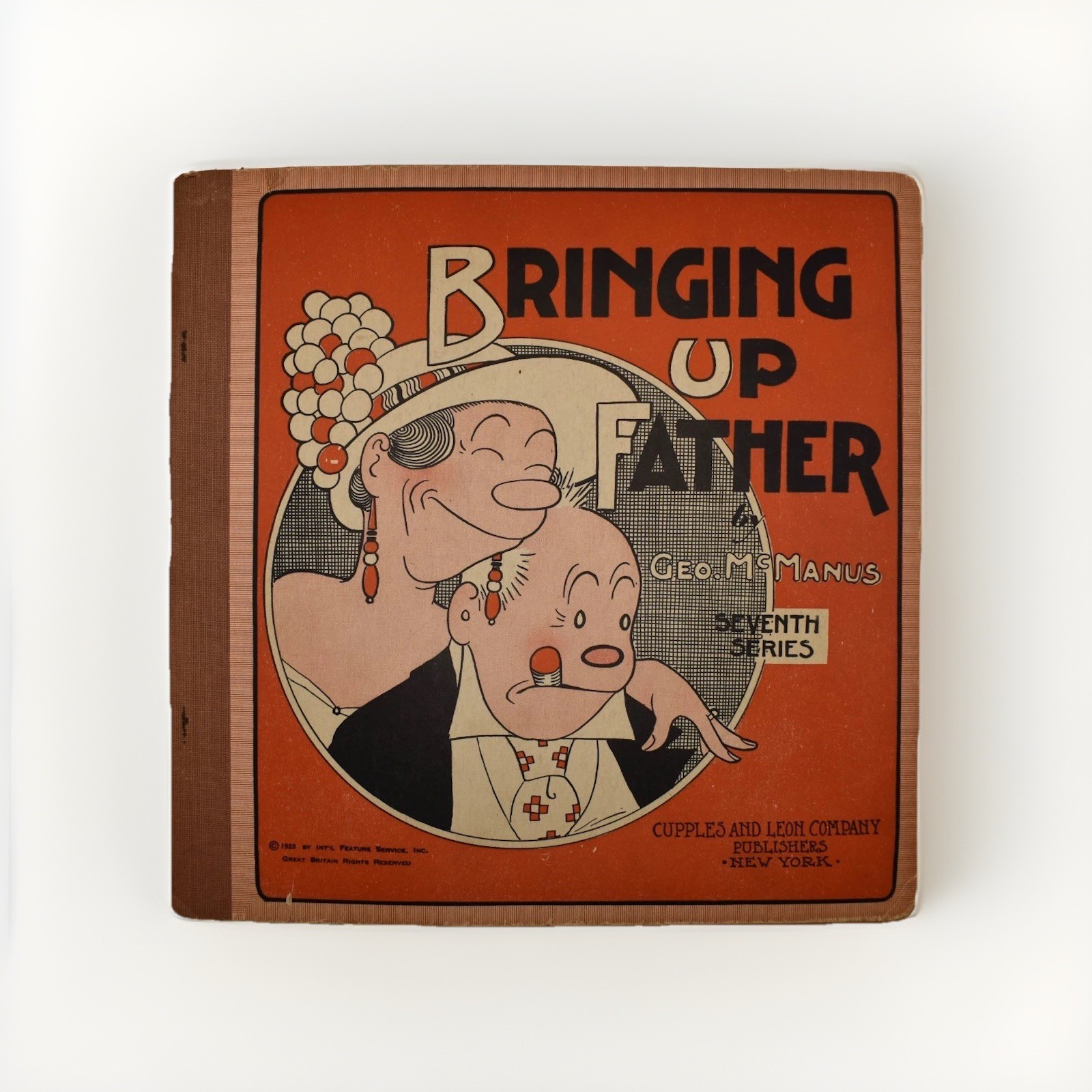 Antique 1923 Bringing Up Father No. 7 – Geo McManus – Cupples & Leon – Platinum
