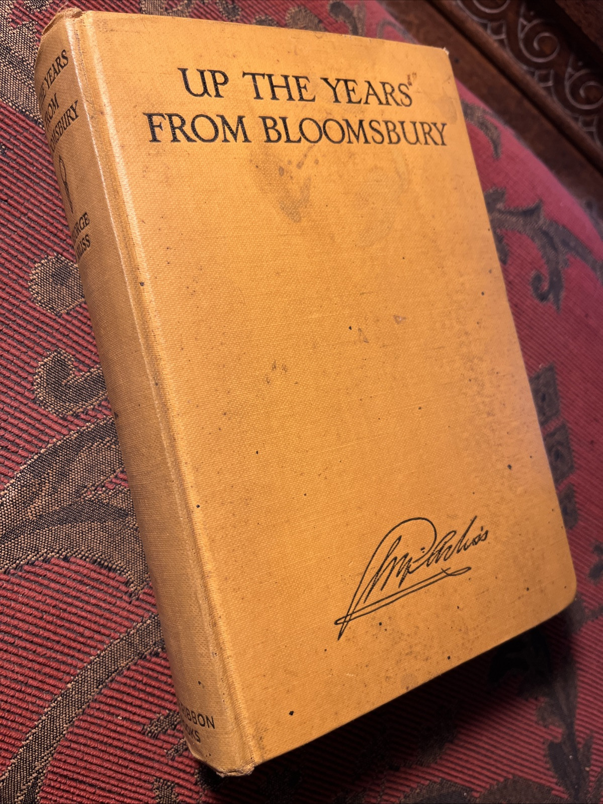 Up The Years From Bloomsbury: An Autobiography by George Arliss 1927 HC VTG