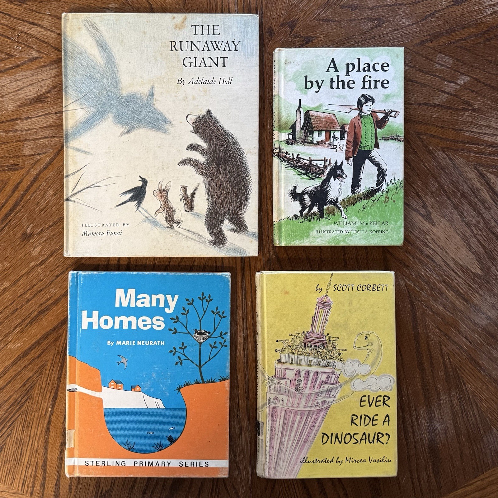 Lot of 4 Vintage 1960’s Hardcover Children’s Books Various Classic Stories ￼