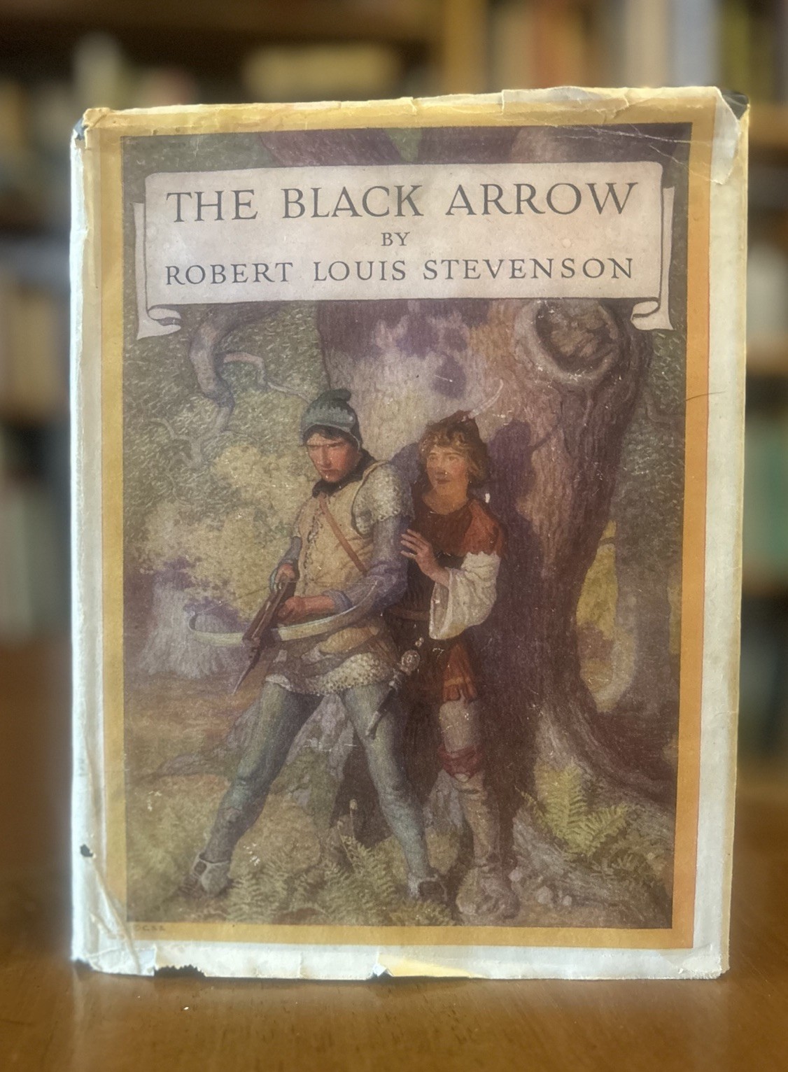 The Black Arrow by Robert Louis Stevenson & N.C. Wyeth 1916 HCDJ 1st Ed