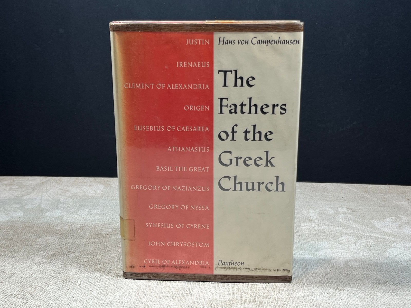 1959 The Fathers of the Greek Church by Hans von Campenhausen Pantheon