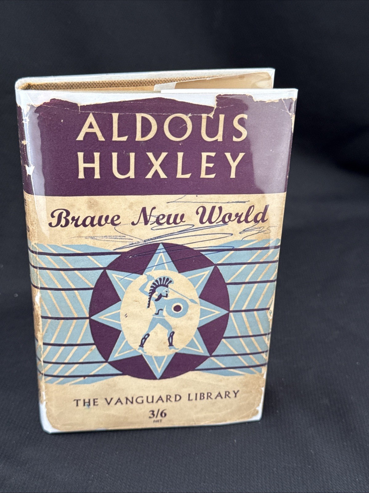 1952 – Brave New World – Aldous Huxley – HC/DJ – 1st Vanguard Library ed. 1st pr
