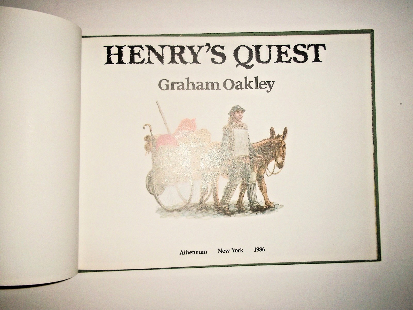 Henry’s Quest- Graham Oakley – 1st 1986 VG Fine